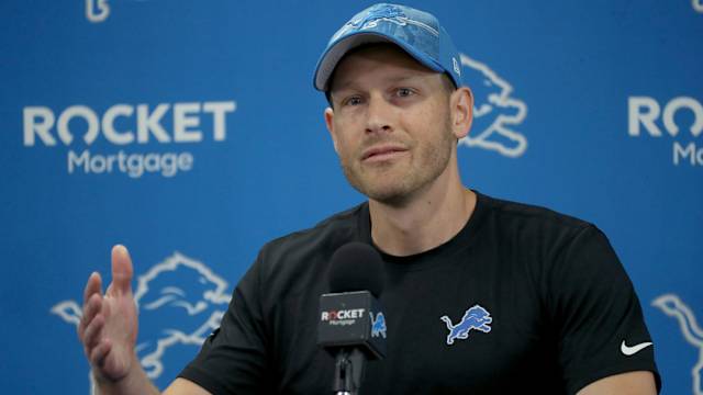 Detroit Lions offensive coordinator Ben Johnson